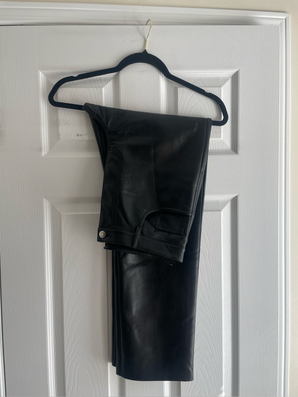 Wilfred Melina High-Waist Faux Leather Pants - Black - Picture 5 of 7